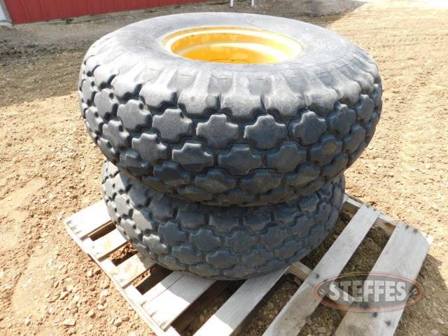 Set of (2) 13-50-16 Diamond tires & rims,